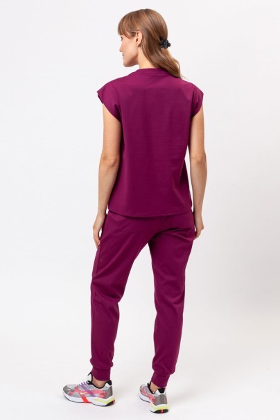 Dámské lékařské kalhoty Cherokee Achieve Jogger třešňové-2