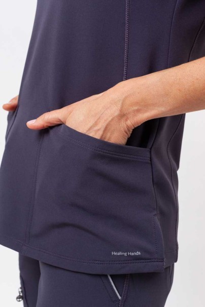 Dámská lékařská halena Healing Hands Sonia šedá-7
