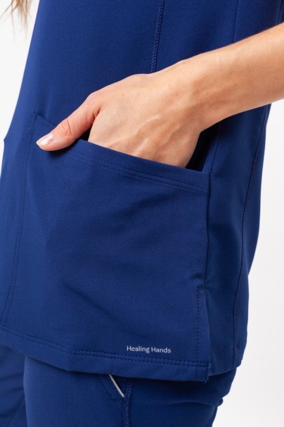 Dámská lékařská souprava Healing Hands (halena Sonia, kalhoty Nisha) námořnická modř-8