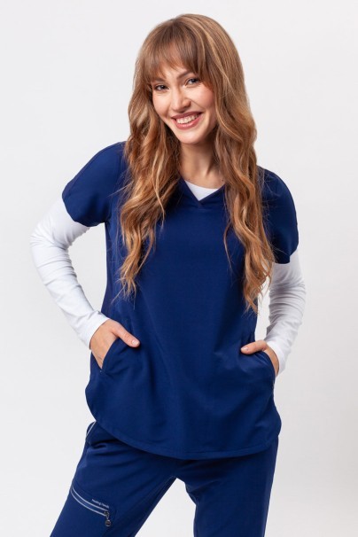 Dámská lékařská souprava Healing Hands (halena Skyler, kalhoty Nisha) námořnická modř-3