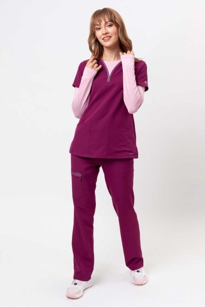 Dámská lékařská halena Healing Hands Sonia třešňová-2