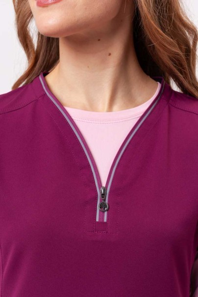 Dámská lékařská souprava Healing Hands (halena Sonia, kalhoty Nisha) třešňová-4