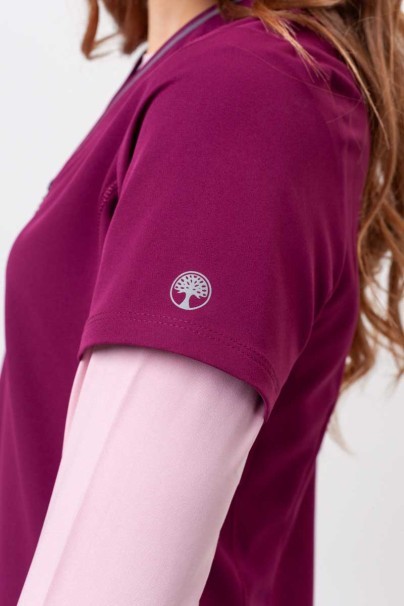 Dámská lékařská souprava Healing Hands (halena Sonia, kalhoty Nisha) třešňová-6