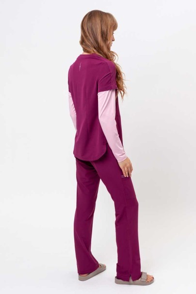 Dámská lékařská halenka Healing Hands Skyler třešňová-8