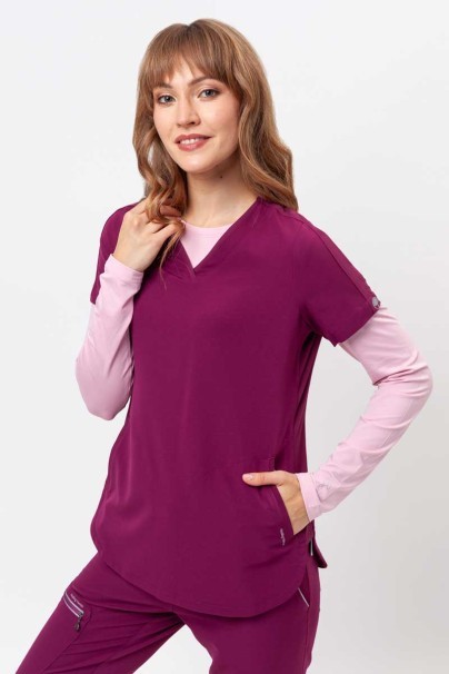 Dámská lékařská halenka Healing Hands Skyler třešňová-2