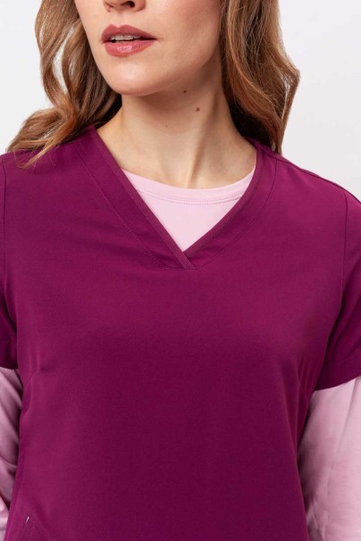 Dámská lékařská souprava Healing Hands (halena Skyler, kalhoty Nisha) třešňová-5