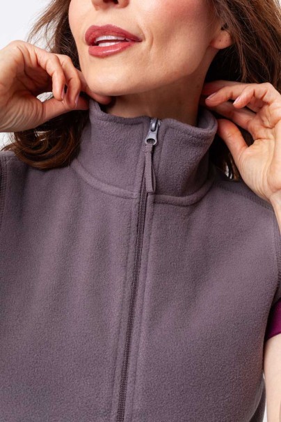 Dámská fleecová vesta Malfini Next šedá-3