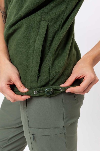 Dámská fleecová vesta Malfini Next tmavě zelená-4