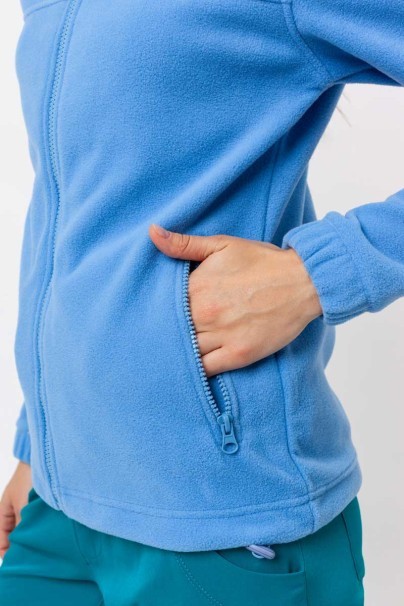 Dámská fleecová mikina Malfini lazurová-4