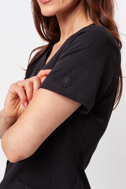 Dámská lékařská halena Healing Hands Monica V-neck černá-4