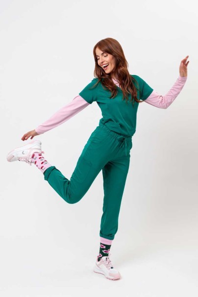 Dámská lékařská souprava Healing Hands (halena Monica, kalhoty Rebecca) zelená-2