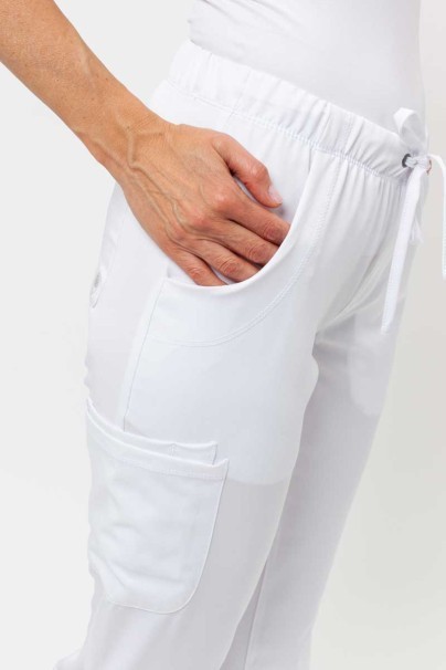 Dámské lékařské kalhoty Healing Hands Rebecca Flare bílé-4
