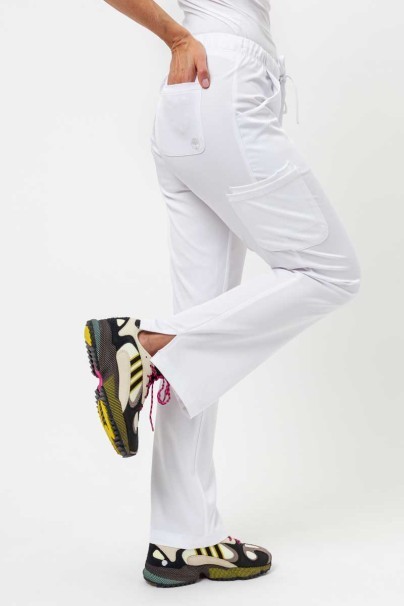 Dámské lékařské kalhoty Healing Hands Rebecca Flare bílé-2