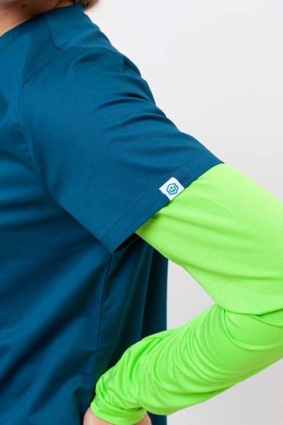 Dámská lékařská halena Uniforms World Alyssa karaibsky modrá-4