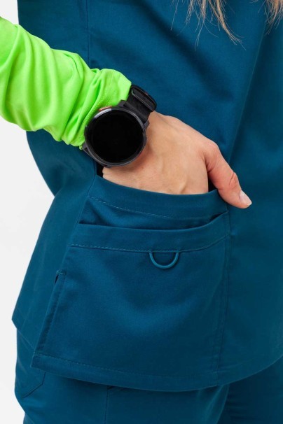 Dámská lékařská halena Uniforms World Alyssa karaibsky modrá-5