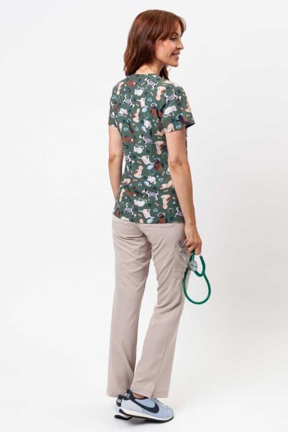 Dámská lékařská halena Maevn Prints Cuddly Checkup-6