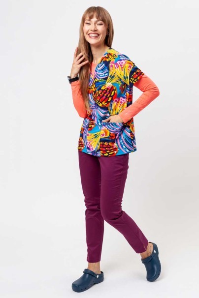 Dámská lékařská halena Cherokee Prints V-neck Winging It-2