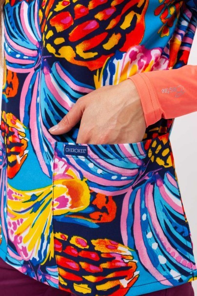 Dámská lékařská halena Cherokee Prints V-neck Winging It-4