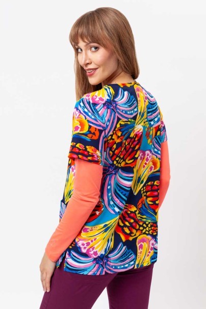 Dámská lékařská halena Cherokee Prints V-neck Winging It-3