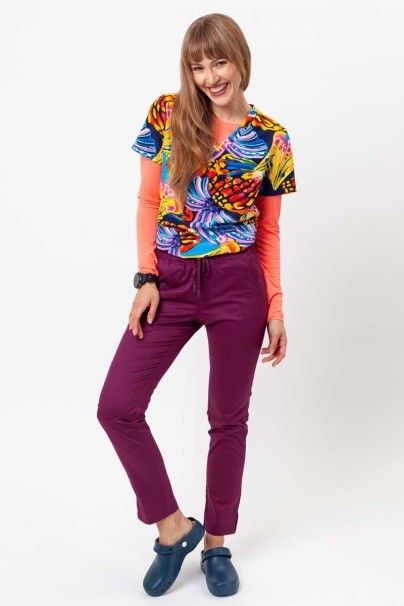 Dámská lékařská halena Cherokee Prints V-neck Winging It-6