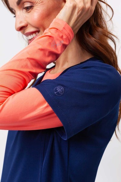 Dámská lékařská halena Healing Hands Monica V-neck námořnická modř-4