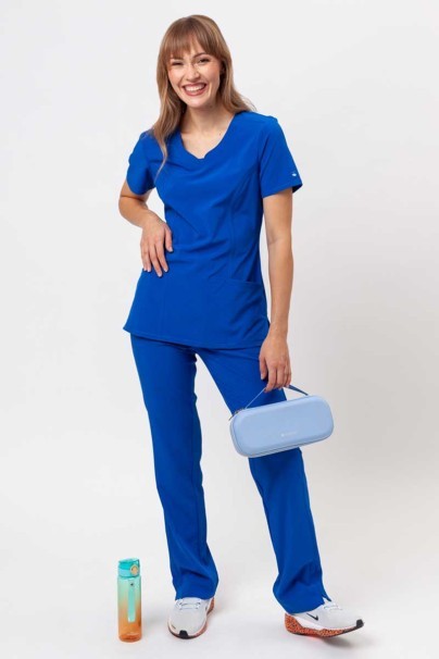 Dámské lékařské kalhoty Cherokee Infinity Slim Pull-on tmavě modré-9