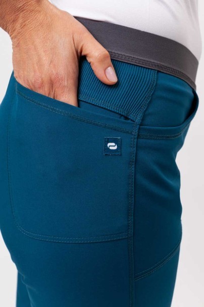 Dámské lékařské kalhoty Cherokee Infinity Slim Pull-on karaibsky modré-4