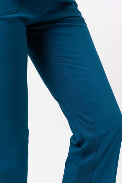 Dámské lékařské kalhoty Cherokee Infinity Slim Pull-on karaibsky modré-5