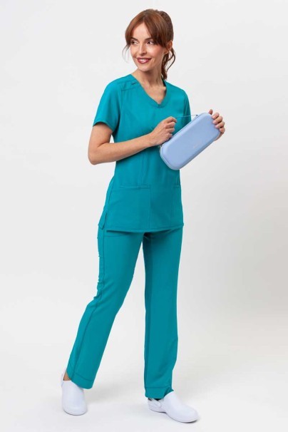 Dámská lékařská halena Cherokee Infinity Round Neck mořsky modrá-8