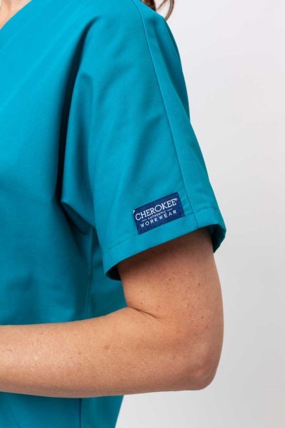 Lékařská dámská halena Cherokee Originals V-neck Top mořsky modrá-4