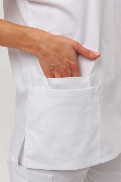 Lékařská dámská souprava Cherokee Originals (halena s výstřihem do V, kalhoty N.Rise) bílá-6