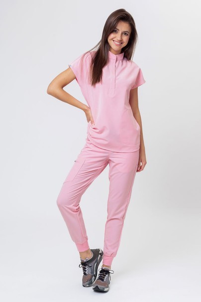 Dámská lékařská halena Uniforms World 518GTK™ Avant růžová (magnetické spony)-4