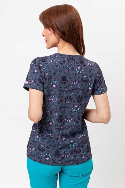 Dámská lékařská halena Maevn Prints Regal Paws-2