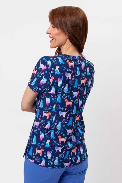 Dámská lékařská halena Maevn Prints Furr-ever Colorful-2