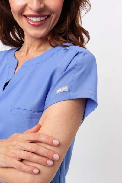 Dámská lékařská halena Maevn Momentum Dolman klasicky modrá-5