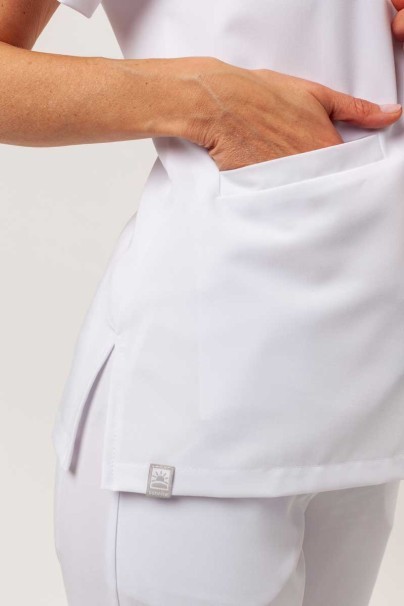 Dámská lékařská halena Sunrise Uniforms Premium Aura bílá-4