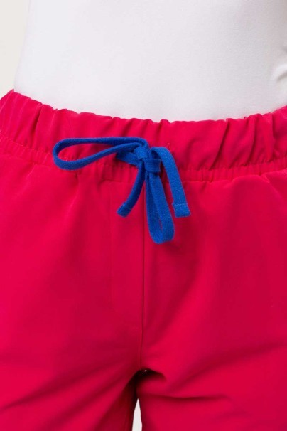 Dámské lékařské kalhoty Sunrise Uniforms Premium Vibe jogger malinové-6