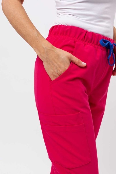 Lékařská souprava Sunrise Uniforms Premium (halena Aura, kalhoty Vibe) malinová-10