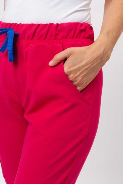 Lékařská souprava Sunrise Uniforms Premium (halena Aura, kalhoty Vibe) malinová-11