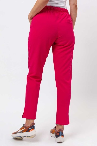 Dámské lékařské kalhoty Sunrise Uniforms Premium Pride malinové-2