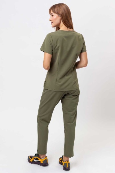 Lékařská souprava Sunrise Uniforms Premium (halena Aura, kalhoty Pride) olivková-2