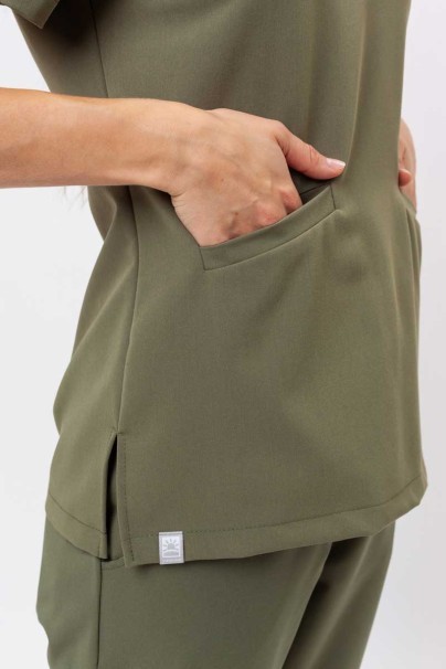 Lékařská souprava Sunrise Uniforms Premium (halena Aura, kalhoty Vibe) olivková-5