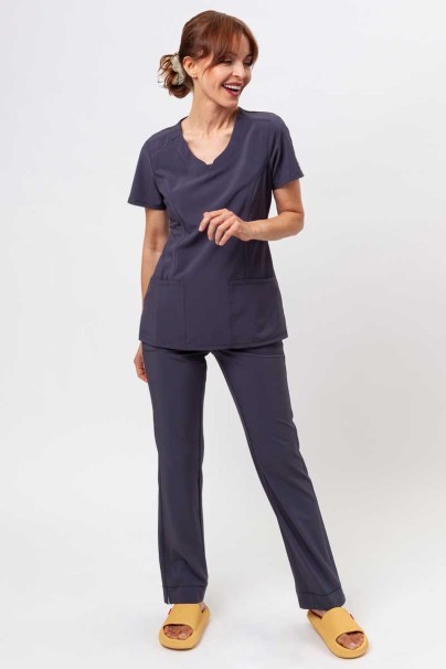 Dámské lékařské kalhoty Cherokee Infinity Slim Pull-on šedé-2