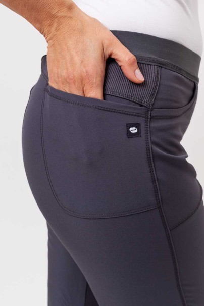 Dámské lékařské kalhoty Cherokee Infinity Slim Pull-on šedé-3