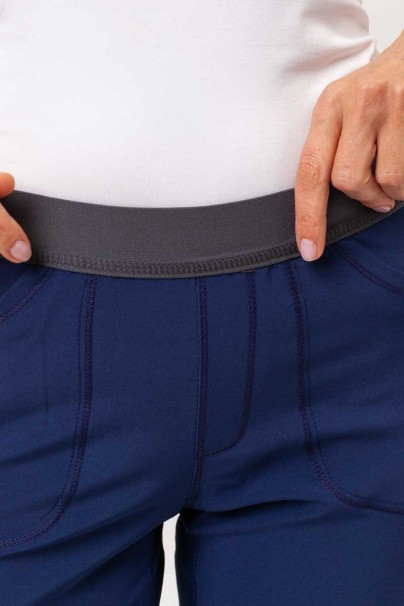 Dámské lékařské kalhoty Cherokee Infinity Slim Pull-on námořnická modř-4