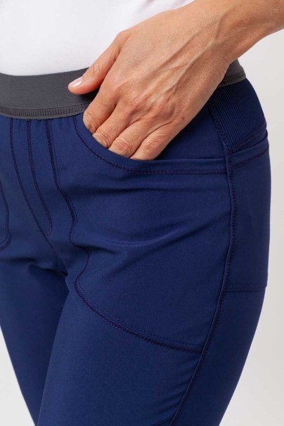 Dámské lékařské kalhoty Cherokee Infinity Slim Pull-on námořnická modř-3