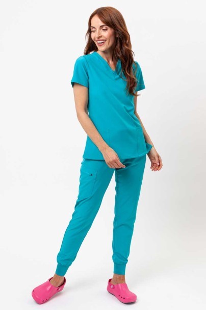 Dámské lékařské kalhoty Uniforms World 309TS™ Valiant mořsky modré-8