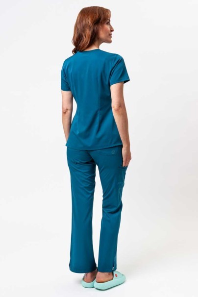 Dámská lékařská halena Healing Hands Monica V-neck karaibsky modrá-7