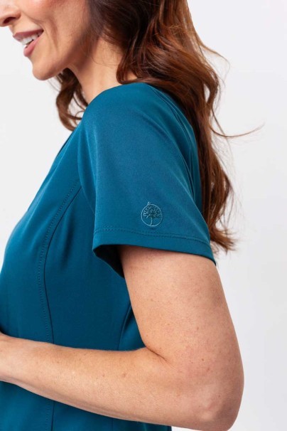 Dámská lékařská halena Healing Hands Monica V-neck karaibsky modrá-3