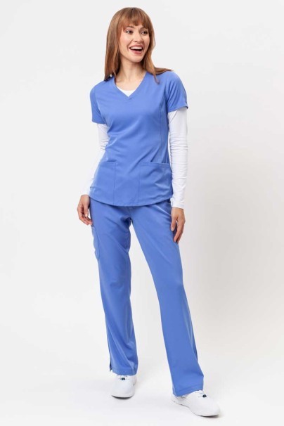 Dámská lékařská halena Healing Hands Monica V-neck klasicky modrá-2